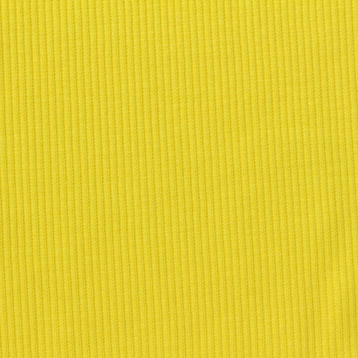 Polyester Viscose Stretch Rib Knit Fabric, 253 gsm, 133 cm — Yellow