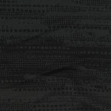 Black Textured-Band Jersey Knit, Polyester