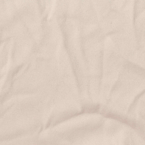 Polyester Stretch Milk Silk Knit Fabric, 200 gsm, 167 cm — Beige