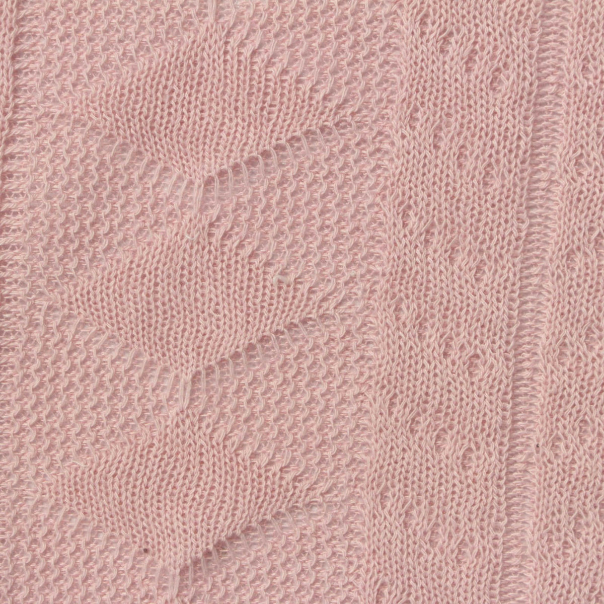 Pink Openwork Pointelle Knit, Polyester