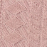 Pink Openwork Pointelle Knit, Polyester