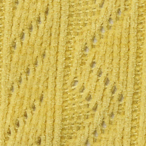 Yellow Openwork-Diamond Chenille, Polyester