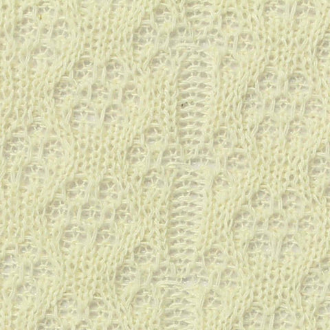 Off-White Openwork Pointelle Knit, Polyester