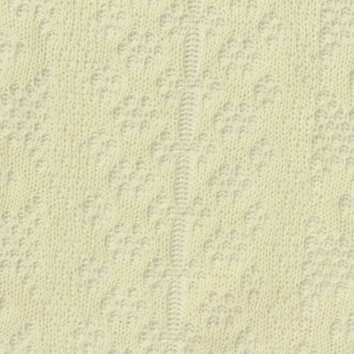 Off-White Openwork Pointelle Knit, Polyester