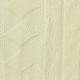 Cream Openwork Pointelle Knit, Polyester