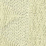 Cream Openwork Pointelle Knit, Polyester — texture