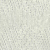 100% Polyester Pointelle Knit Fabric, 230 gsm, 155 cm — White