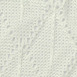White Openwork Pointelle Knit, Polyester — texture