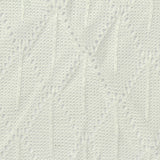 White Openwork Pointelle Knit, Polyester