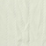 Polyester Stretch Pointelle Knit Fabric, 320 gsm, 140 cm — White