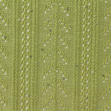 Lime Sequins Pointelle Knit, Polyester
