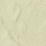 Cream Geometric Pointelle Knit, Viscose-Nylon