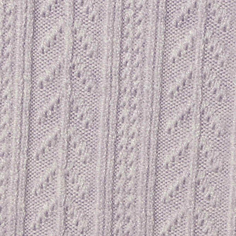 Jacquard Viscose Polyester Blend Stretch Pointelle Knit Fabric, 300 gsm, 155 cm — Purple