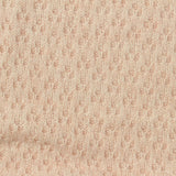 Peach Tone-on-Tone Pointelle Knit, Viscose-Nylon