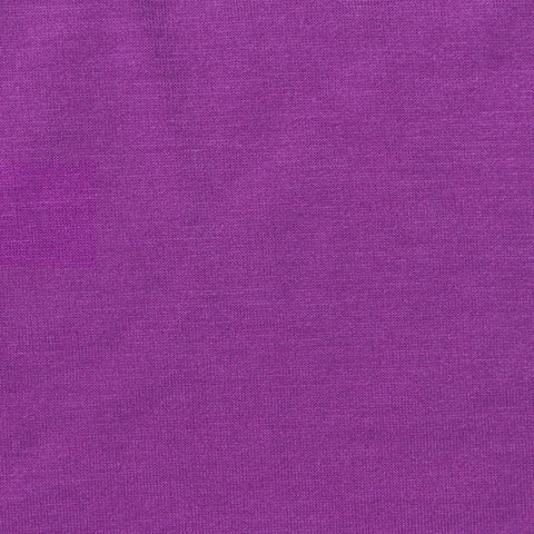 Polyester Viscose Stretch French Terry Fabric, 240 gsm, 160 cm — Purple, ref EF-276240
