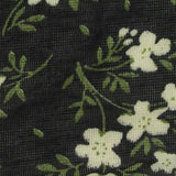 White Flowers Knit, Polyester — texture