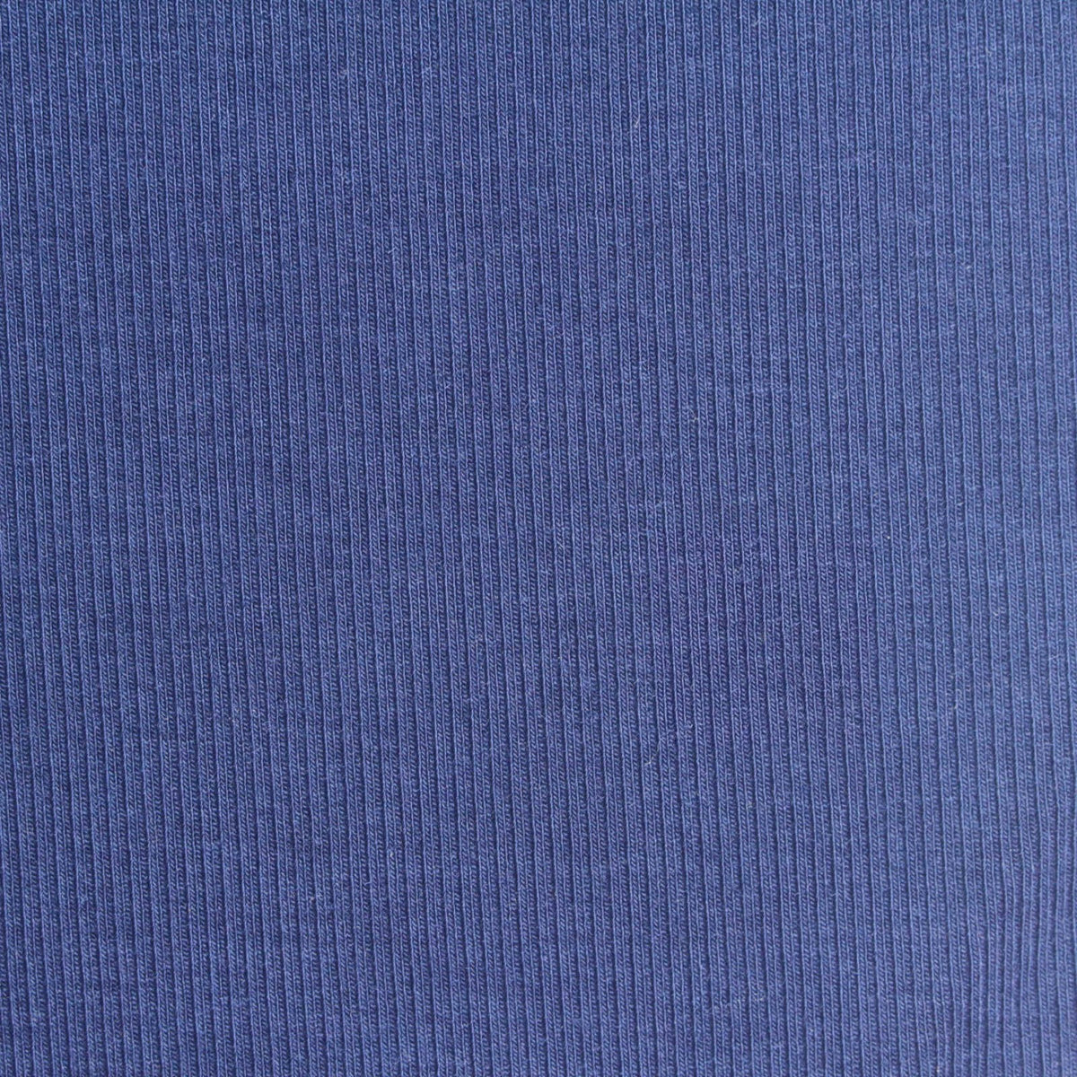 Polyester Stretch Rib Knit Fabric, 330 gsm, 164 cm — Blue