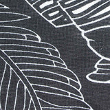 White Tropical-Leaf Jersey Knit, Polyester — texture