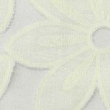 Off-White Floral Jacquard, Viscose-Poly — texture