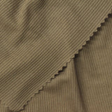 Modal Stretch Rib Knit Fabric, 160 gsm — Khaki