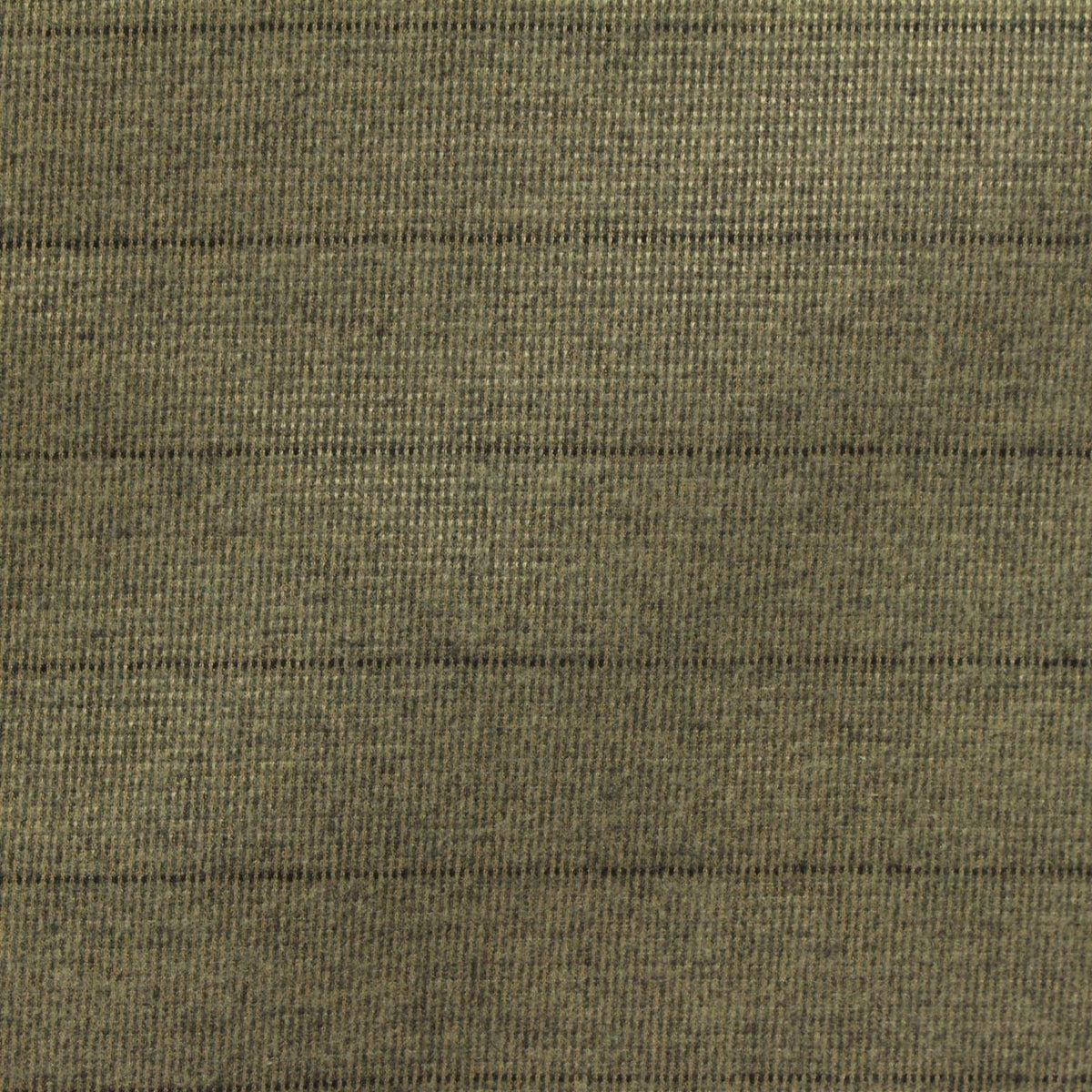 Olive Green Horizontal-Stripe Knit, Polyester