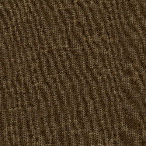Heathered Brown Marl Knit, Linen-Viscose