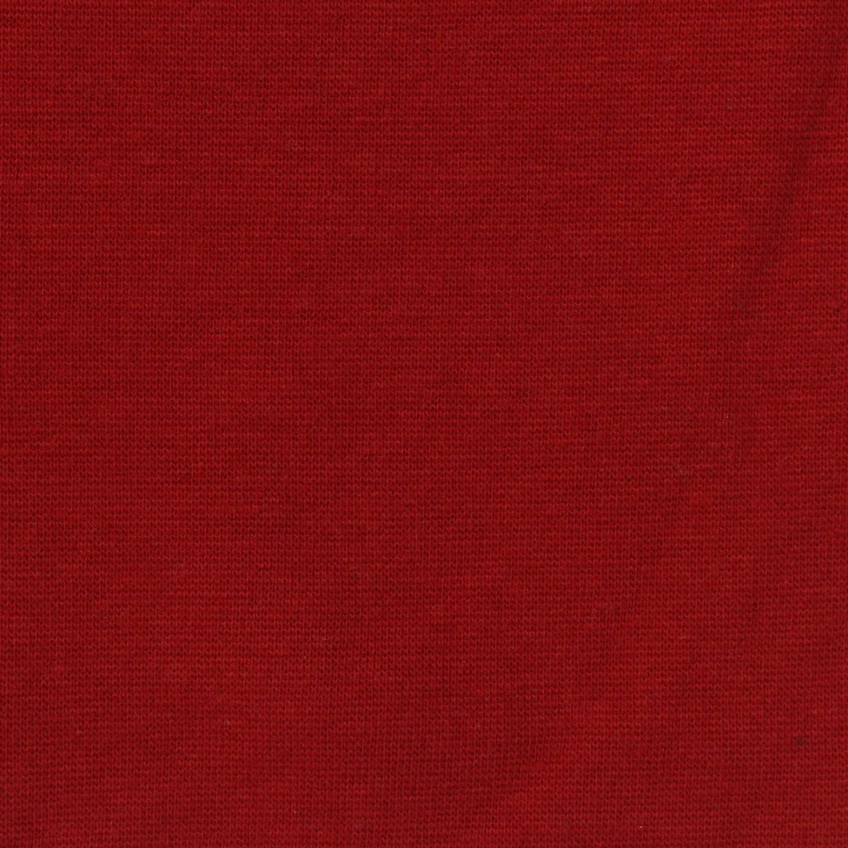 Cotton Polyester Stretch Rib Knit Fabric, 300 gsm, 178 cm — Red