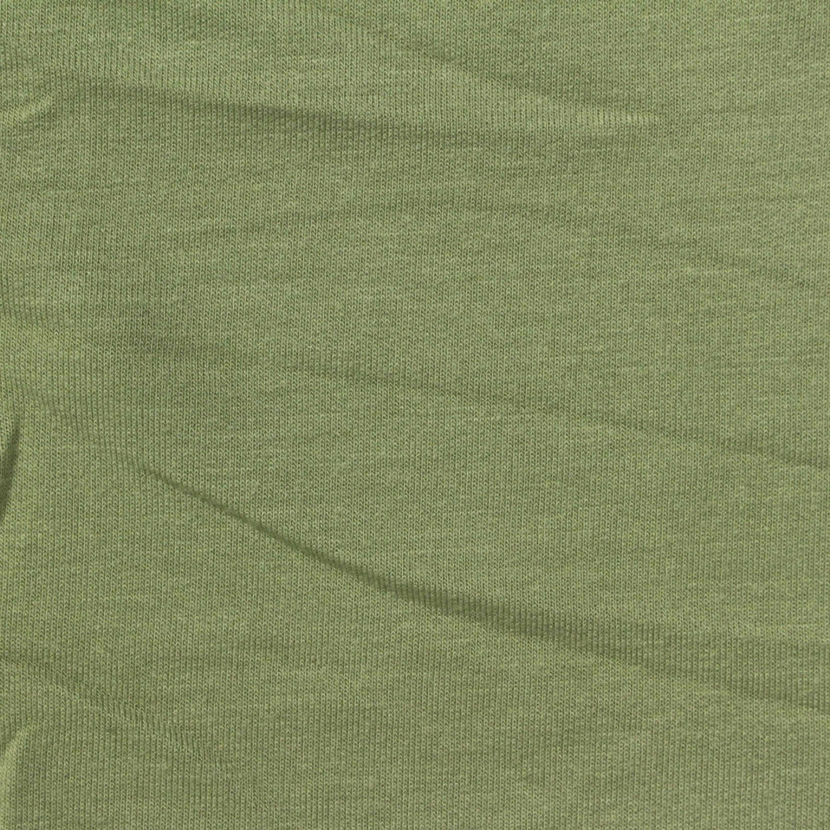 Polyester Viscose Stretch French Terry Fabric, 200 gsm, 170 cm — Green
