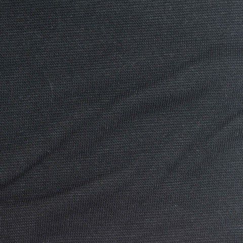 Dark Grey Marl Rib Knit, Polyester, 340 gsm, 180 cm