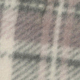White Plaid Chunky Knit, Polyester — texture