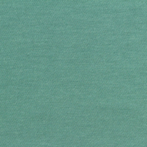 Cotton Polyester French Terry Fabric, 250 gsm, 186 cm — Green