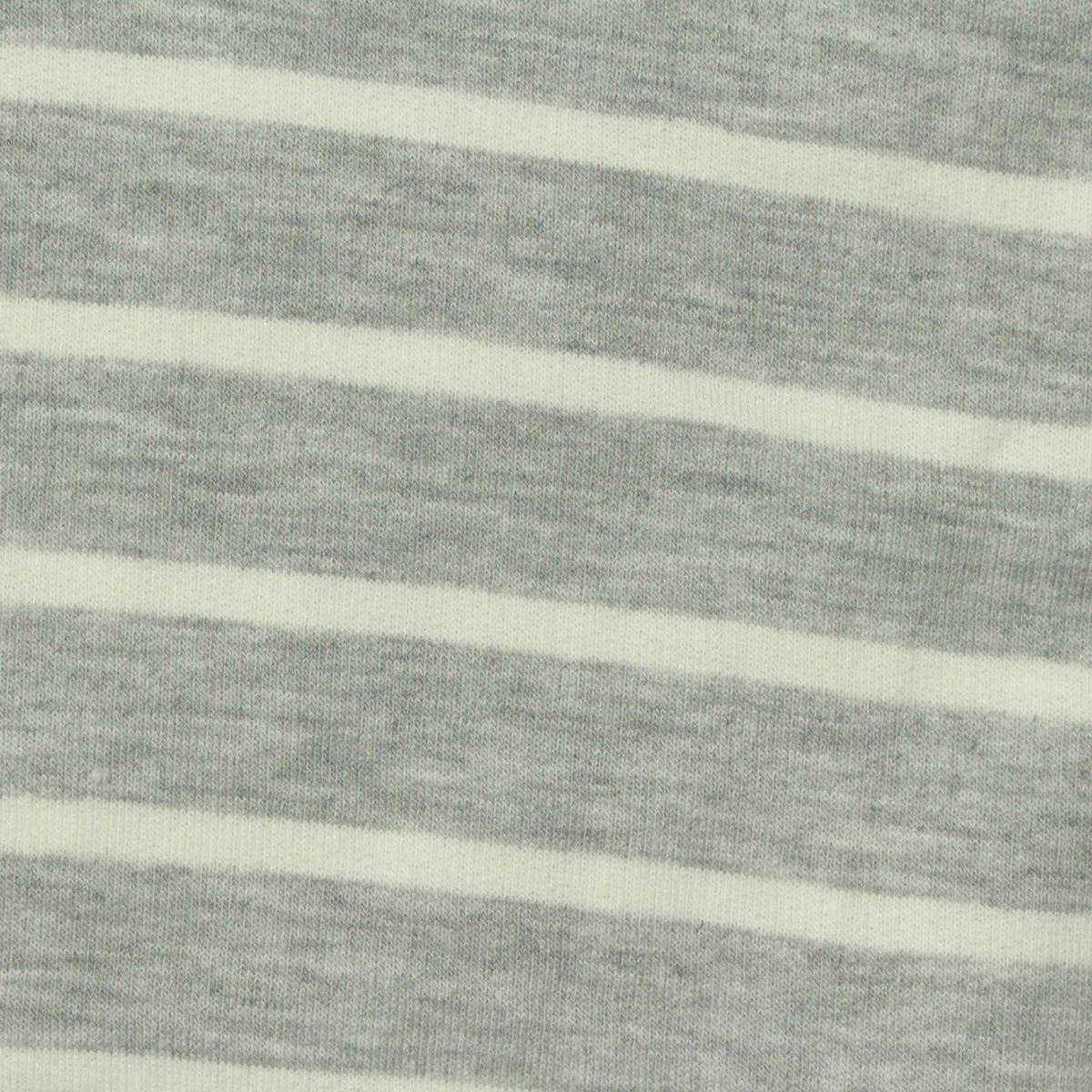 Light Grey Horizontal-Stripe French Terry, Poly-Viscose, 220 gsm