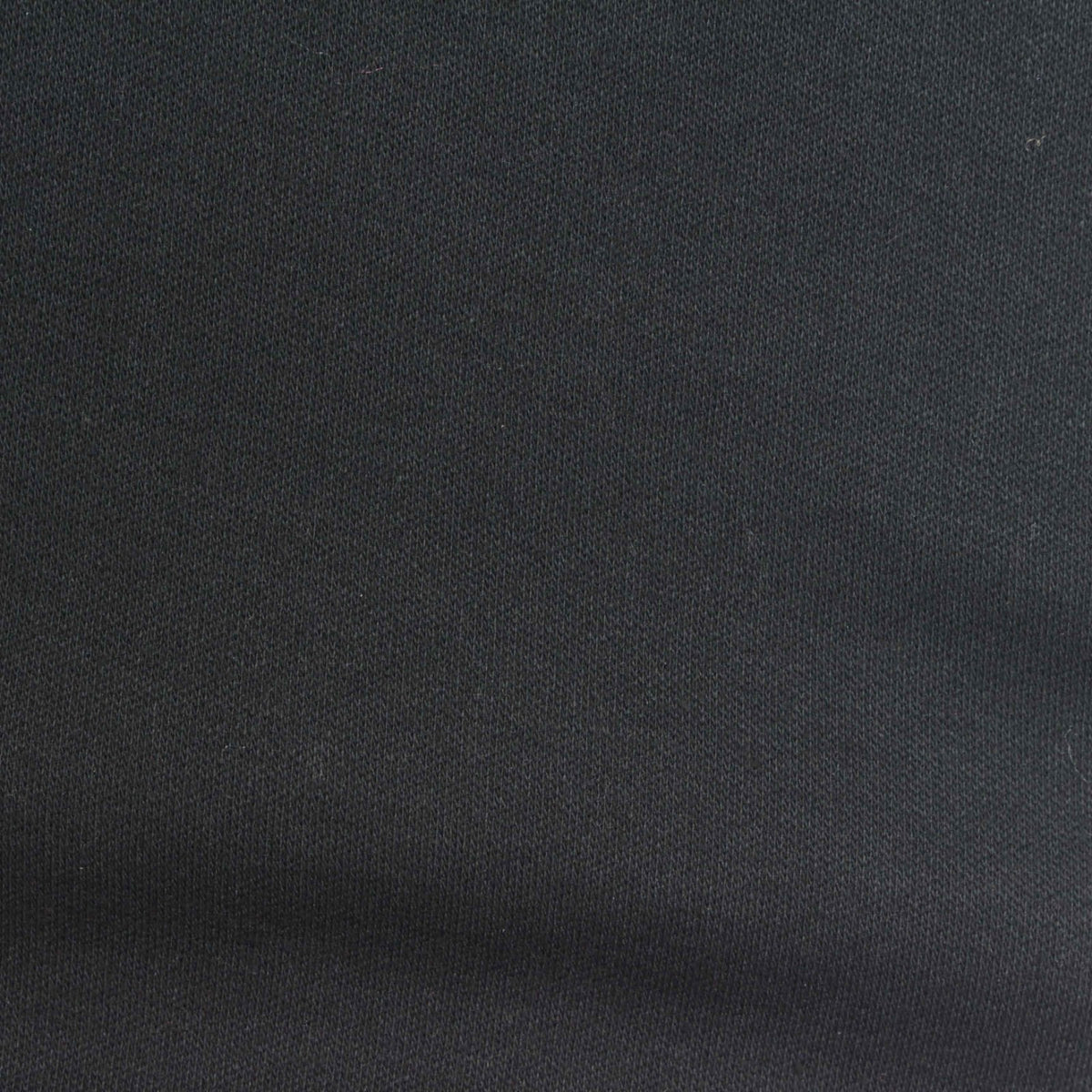 Cotton Polyester Scuba Knit Fabric, 285 gsm, 160 cm — Black