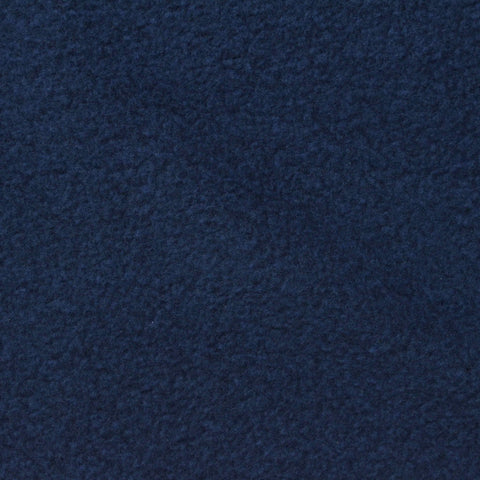 Brushed 100% Polyester Chunky Knit Fabric, 160 gsm, 184 cm — Navy