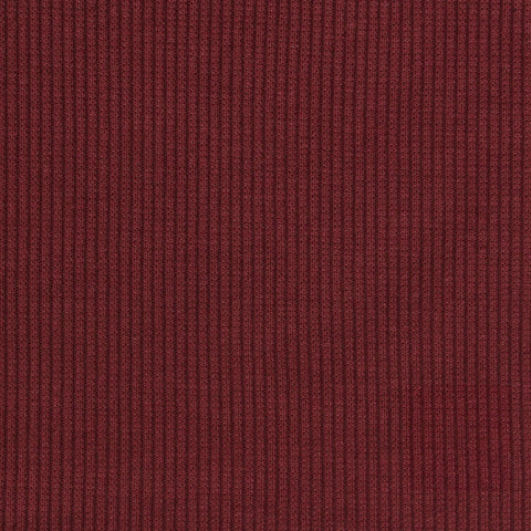 Polyester Stretch Rib Knit Fabric, 295 gsm, 150 cm — Red
