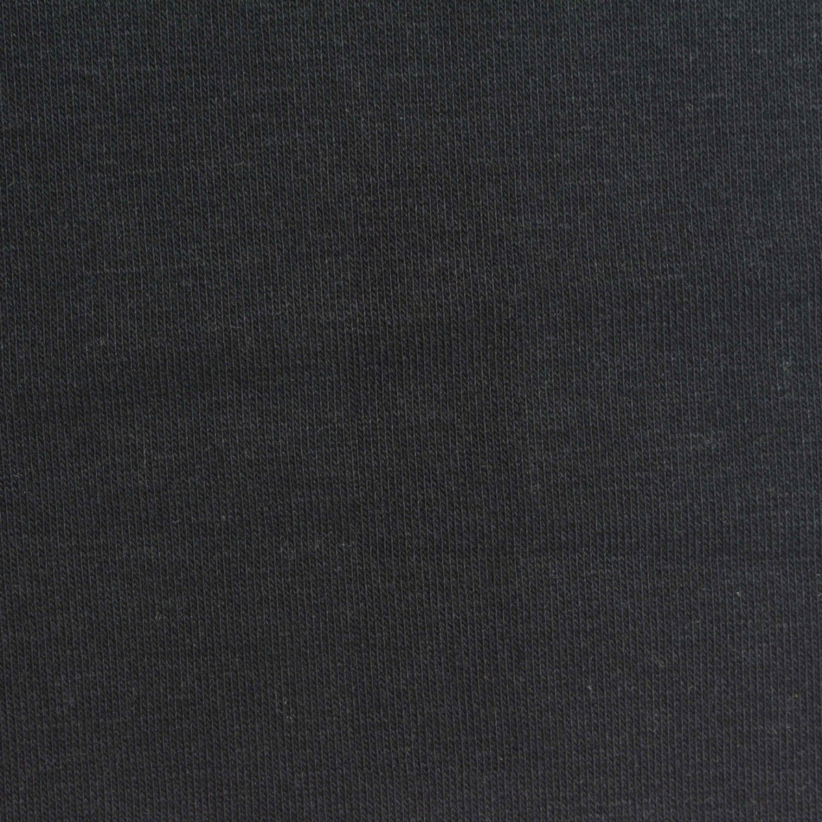 Cotton Polyester French Terry Fabric, 260 gsm, 182 cm — Black