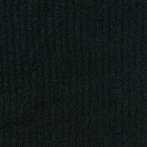 Polyester Viscose Stretch Chunky Knit Fabric, 240 gsm, 169 cm — Black