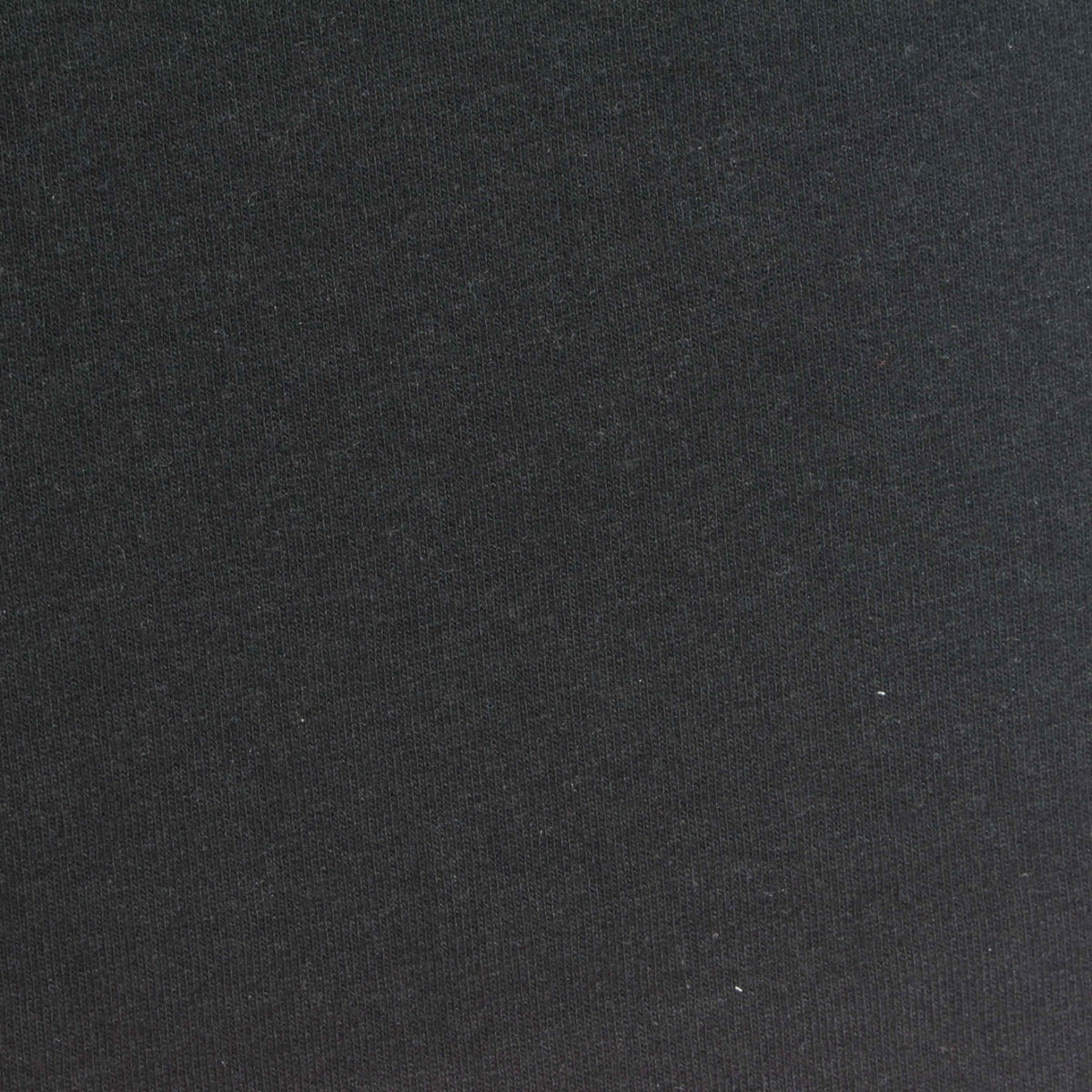 Cotton Polyester French Terry Fabric, 250 gsm, 185 cm — Black