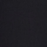 Polyester Stretch Linen-Look Fabric, 205 gsm, 165 cm — Black