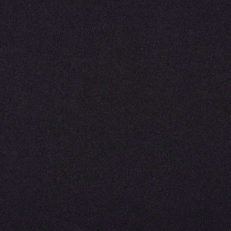 Polyester Stretch ITY Knit Fabric, 250 gsm, 155 cm — Black, ref EF-2766