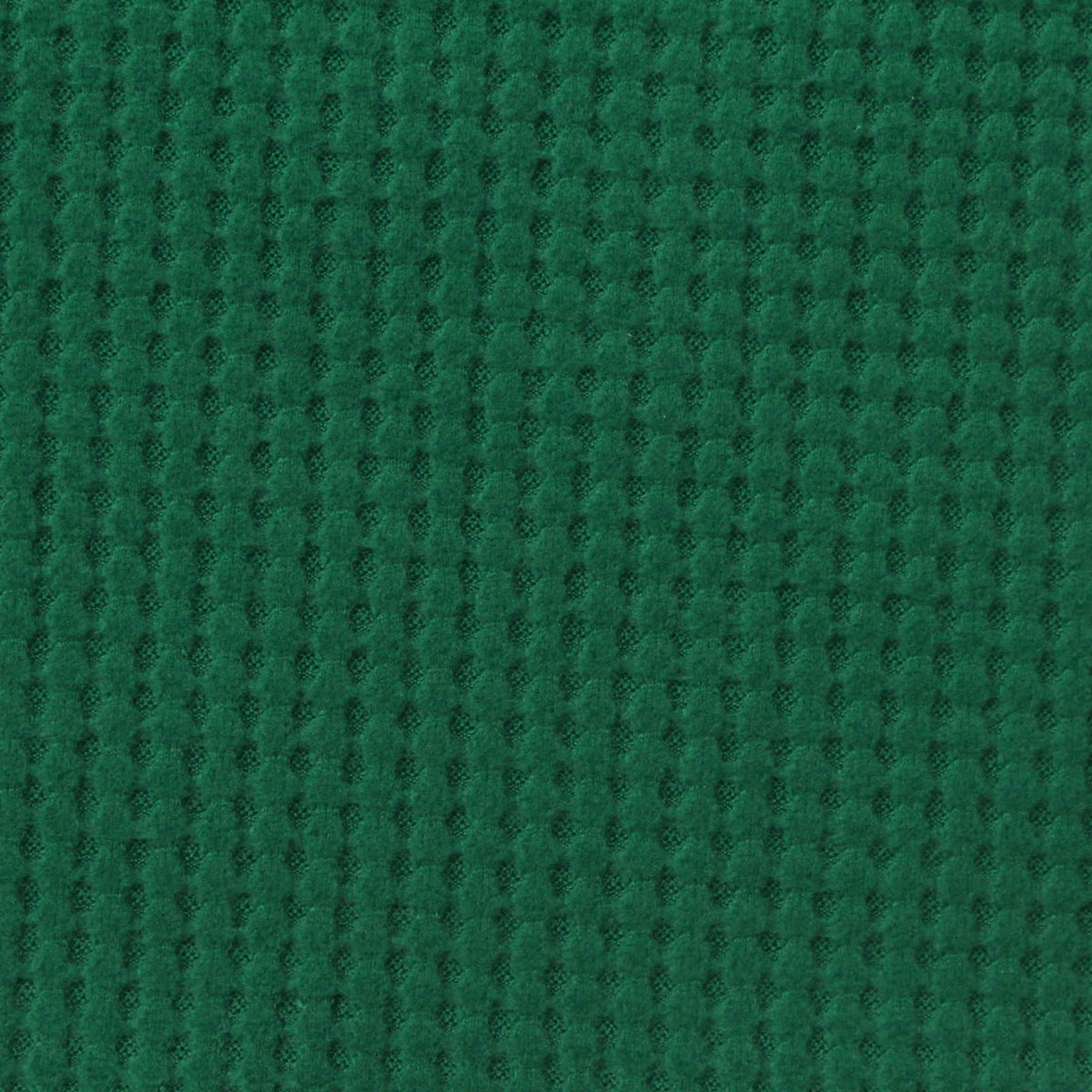 Brushed Polyester Stretch Waffle Knit Fabric, 220 gsm, 140 cm — Green, ref EF-276848