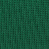Brushed Polyester Stretch Waffle Knit Fabric, 220 gsm, 140 cm — Green