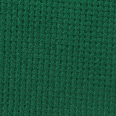Brushed Polyester Stretch Waffle Knit Fabric, 220 gsm, 140 cm — Green, ref EF-276848