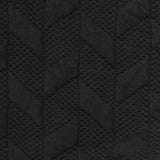 Black Textured-Chevron Jacquard, Polyester