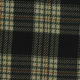 Black Bold-Plaid Interlock Knit, Polyester