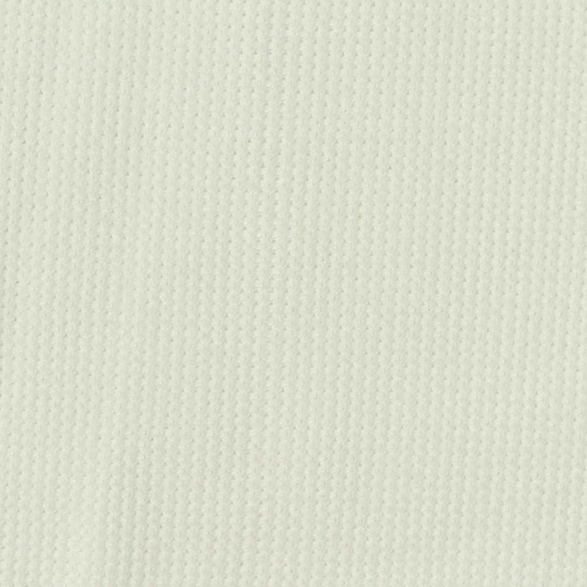 Brushed Polyester Stretch Waffle Knit Fabric, 240 gsm, 138 cm — White