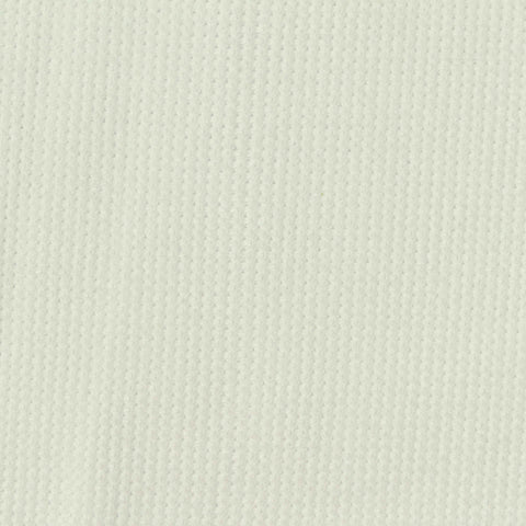 Brushed Polyester Stretch Waffle Knit Fabric, 240 gsm, 138 cm — White