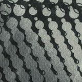 Grey Geometric-Circle Birdseye Knit, Polyester — texture