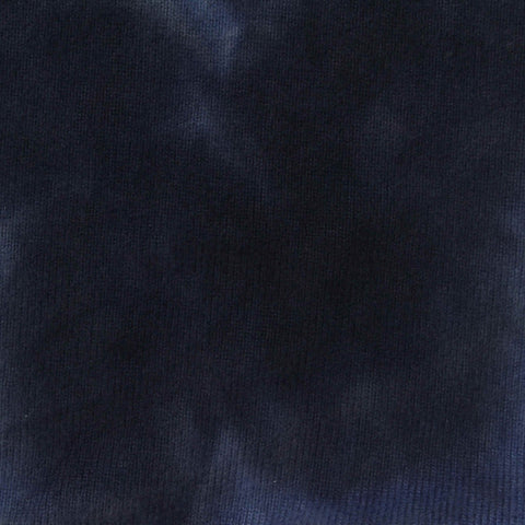 Brushed Polyester Stretch Jersey Knit Fabric, 170 gsm, 152 cm — Navy