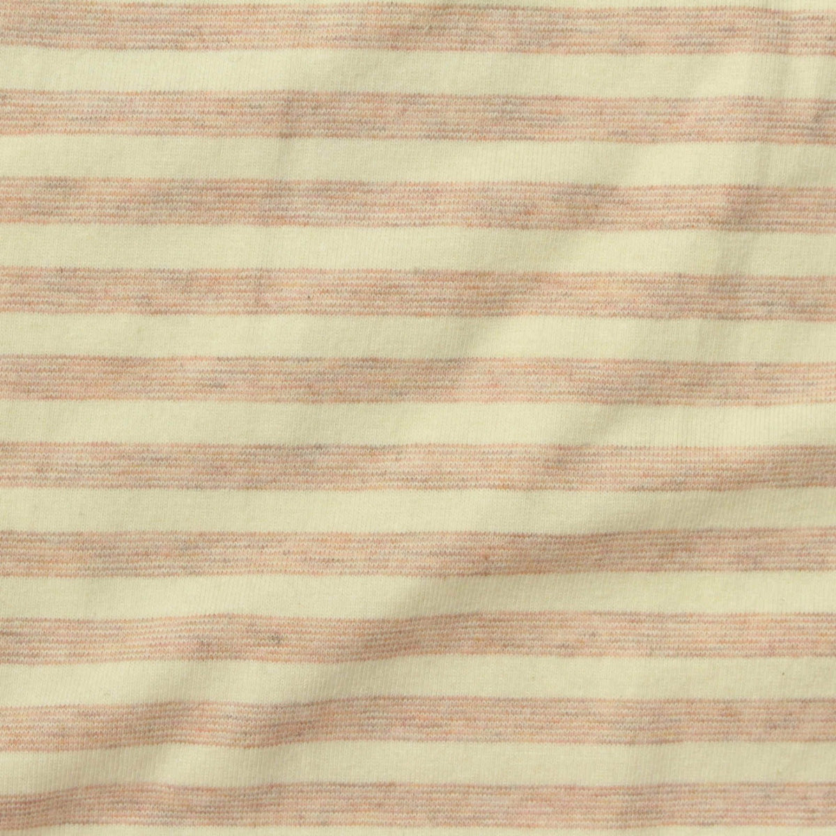 Striped Cotton Stretch Jersey Knit Fabric, 190 gsm, 178 cm — Yellow